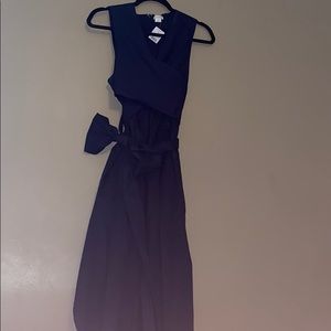 J. Crew Navy Wrap Dress